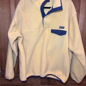 Patagonia Men's Yellow/Navy Synchilla